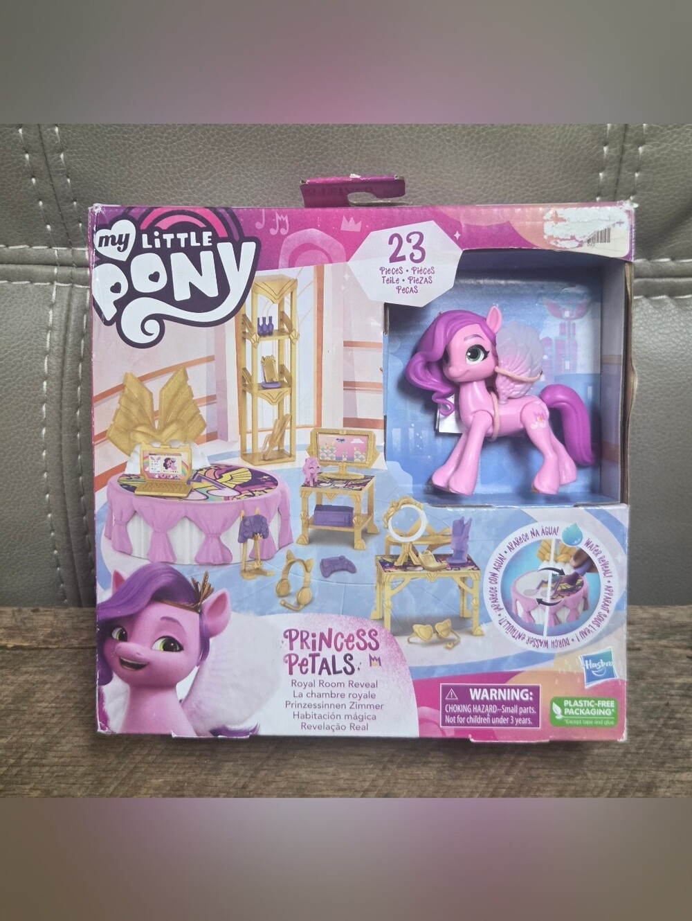 My Little Pony Princess Petals Pink Playset - Royal Room Reveal 23 Pieces BIN 1E